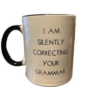 Coffee Mug" Silently Correcting"